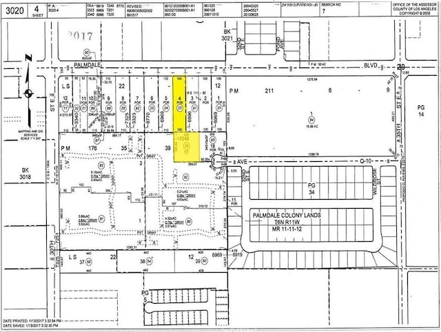 32STREET E Palmdale Blvd, Palmdale CA, 93552 land for sale