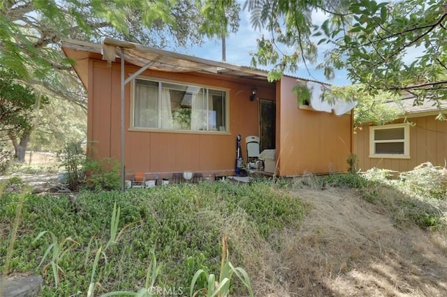 view of rear view of property