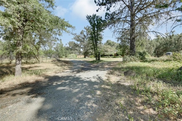 view of road