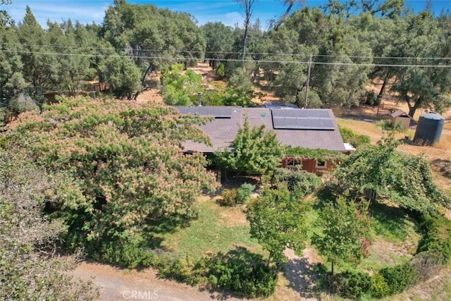 aerial view with a view of trees