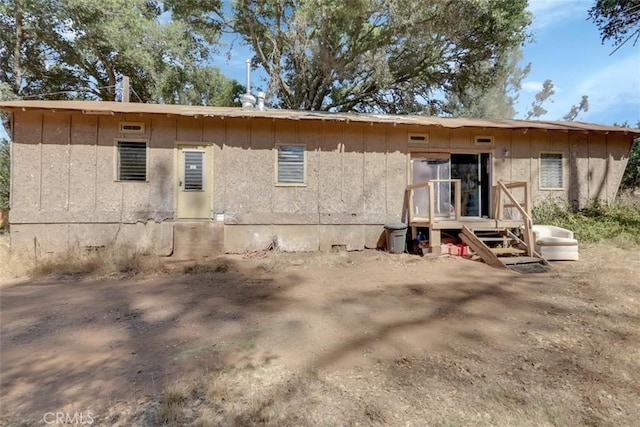 view of back of property
