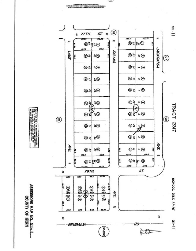 0 Jacaranda, California City CA, 93505 land for sale