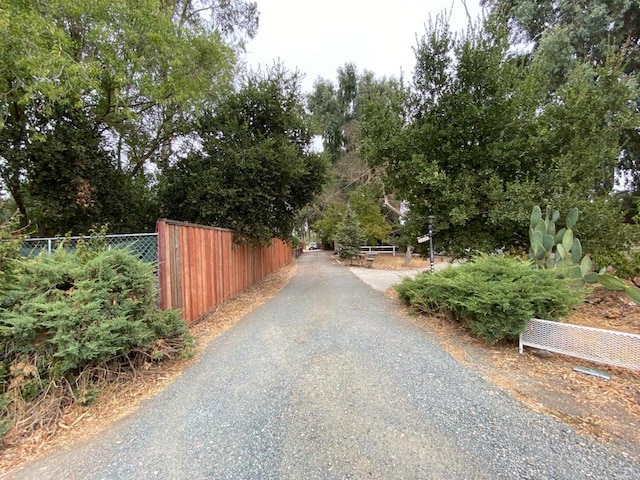 view of street