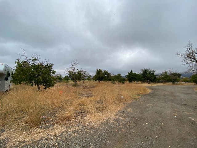 view of street featuring a rural view