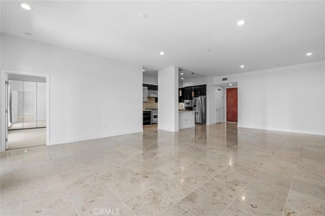 view of unfurnished living room