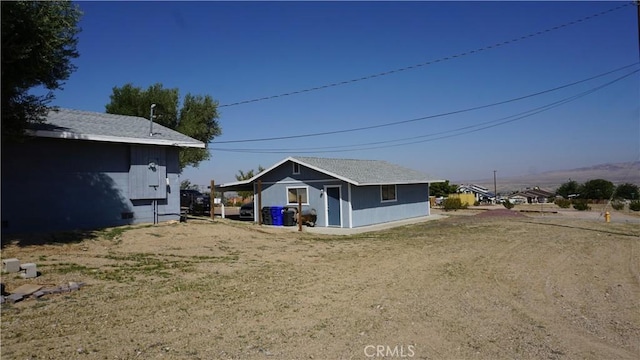 view of home's exterior