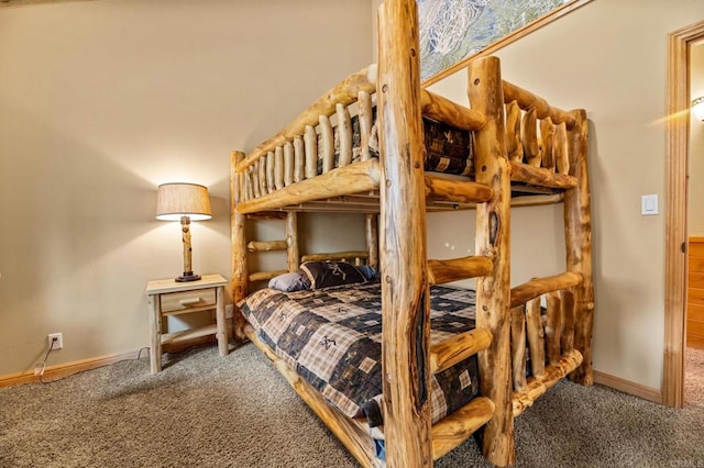 bedroom featuring carpet flooring