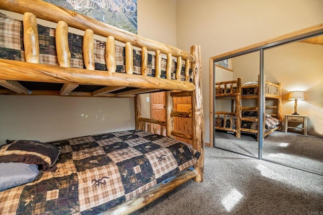 bedroom featuring a closet