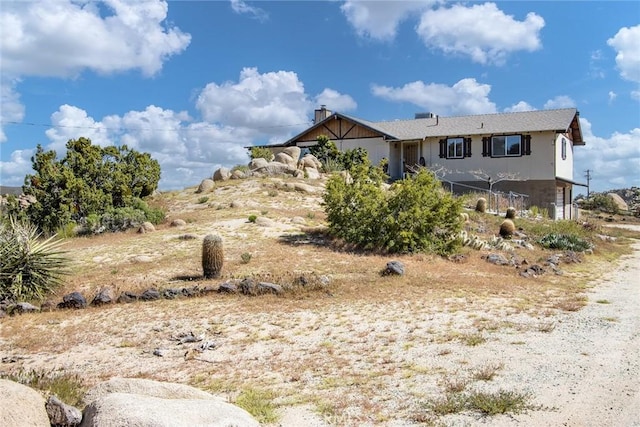 view of back of property