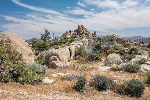 view of mountain feature