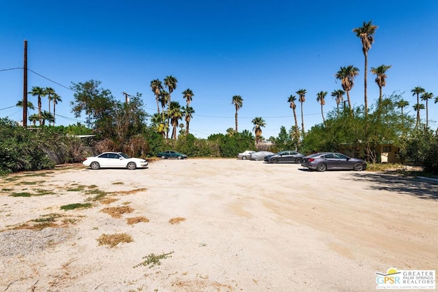 view of vehicle parking