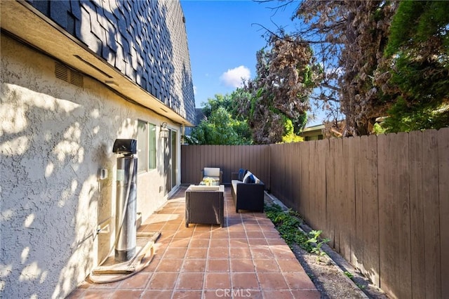 view of patio / terrace with outdoor lounge area