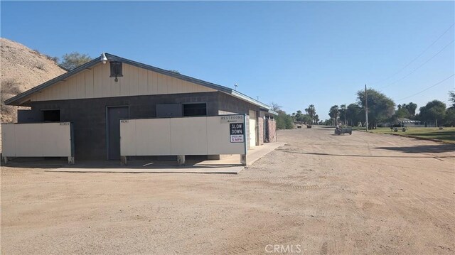 view of side of property