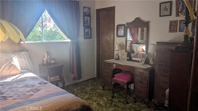 bedroom featuring carpet floors