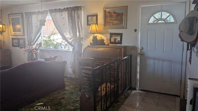 foyer with a wealth of natural light