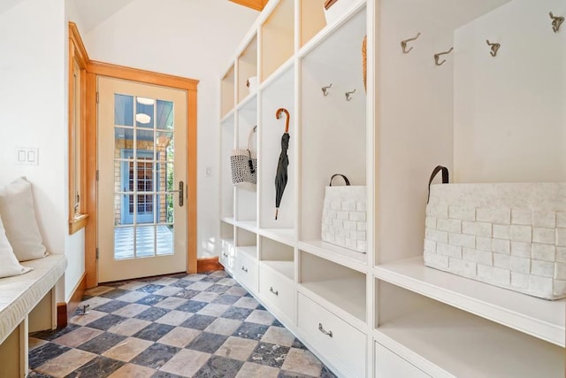 view of mudroom