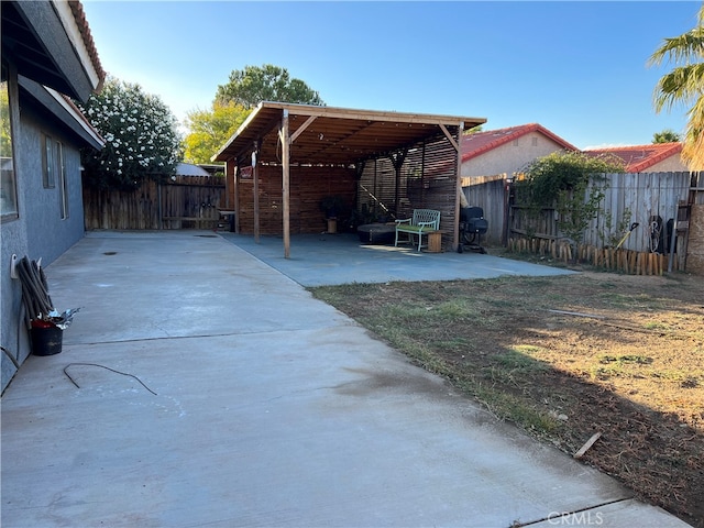 view of patio