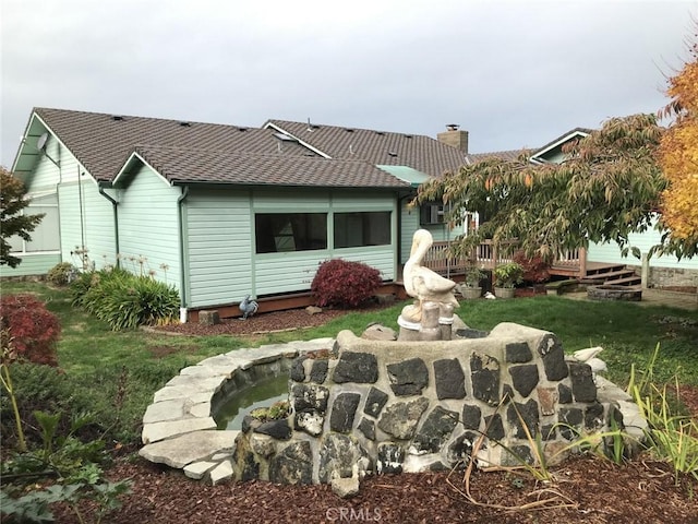 view of rear view of house