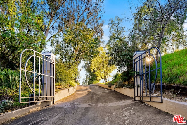 view of road