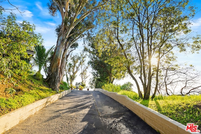 view of road