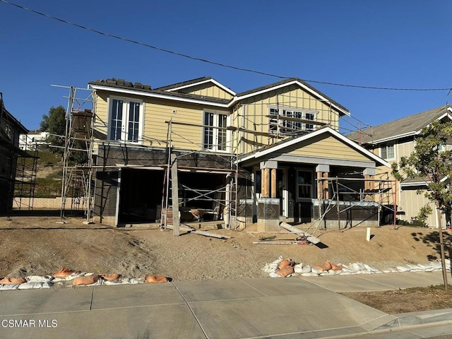 view of front of property