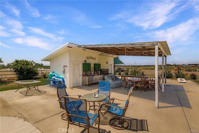 view of patio