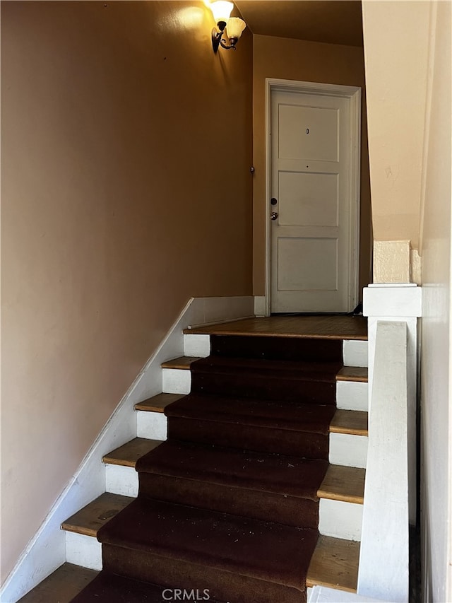 view of staircase