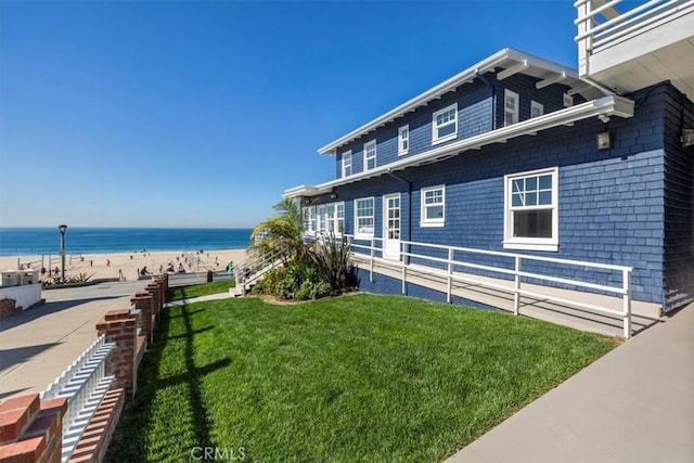 1000 The Strand, Manhattan Beach, CA 90266 - view of side of home with view of water and beach