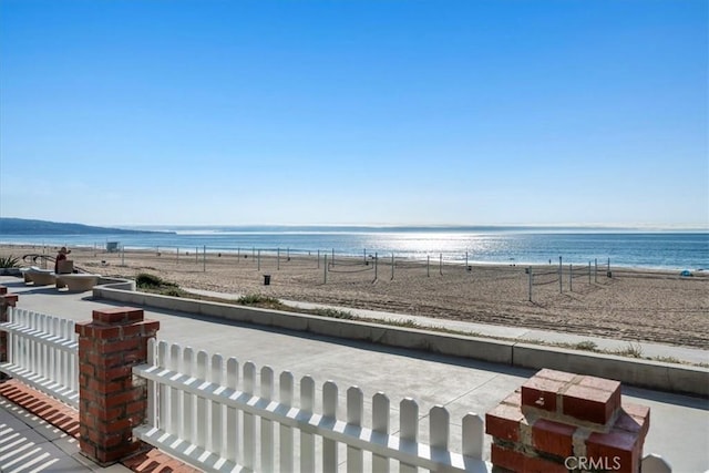 water view featuring a view of the beach