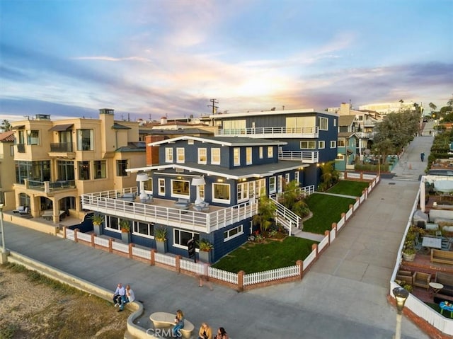1000 The Strand, Manhattan Beach, CA 90266 - property at dusk with a residential view