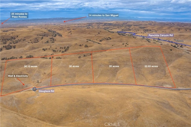 77100 Douglas Rd, San Miguel CA, 93451 land for sale