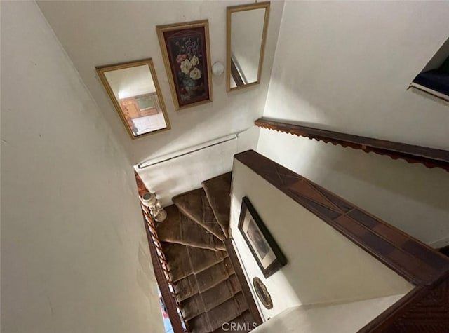 view of staircase