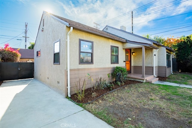 view of bungalow