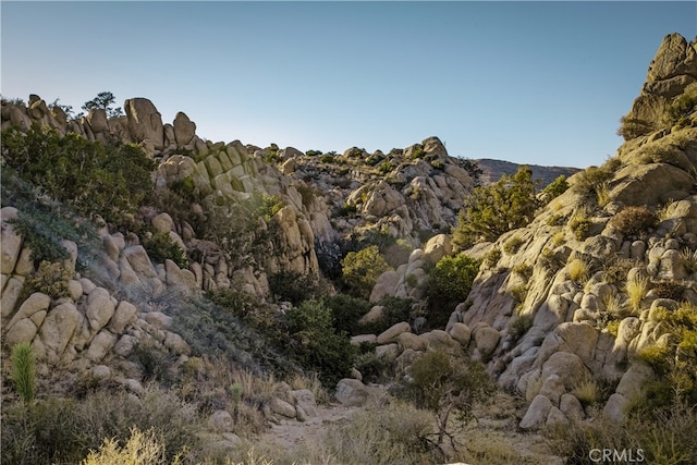 view of mountain feature