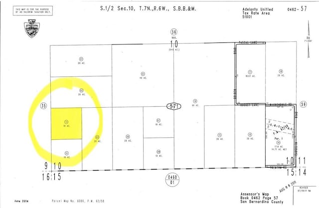 0 Lessing Rd, Adelanto CA, 92301 land for sale