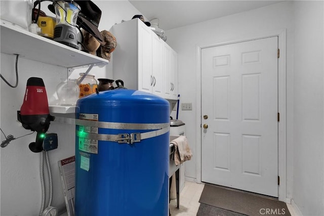 view of laundry area