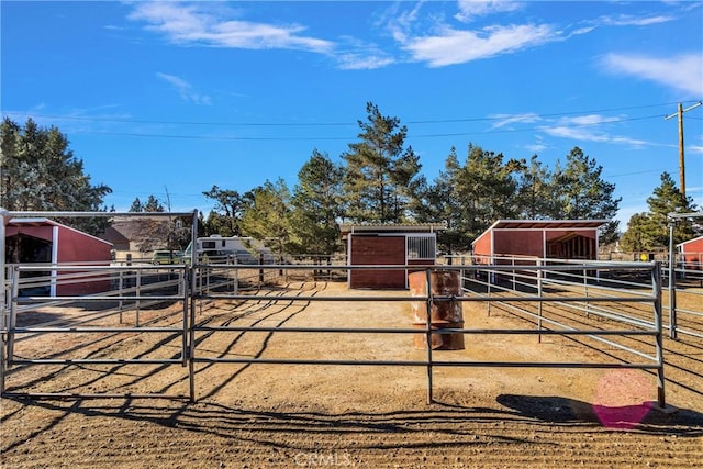 view of stable