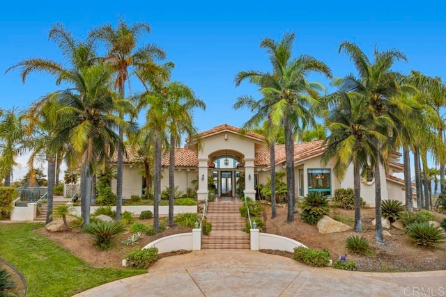 view of mediterranean / spanish-style house