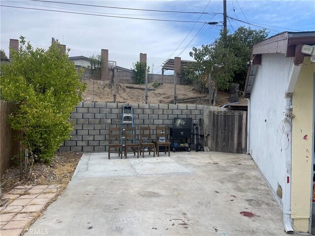 view of patio