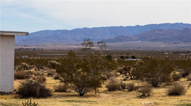 view of mountain feature