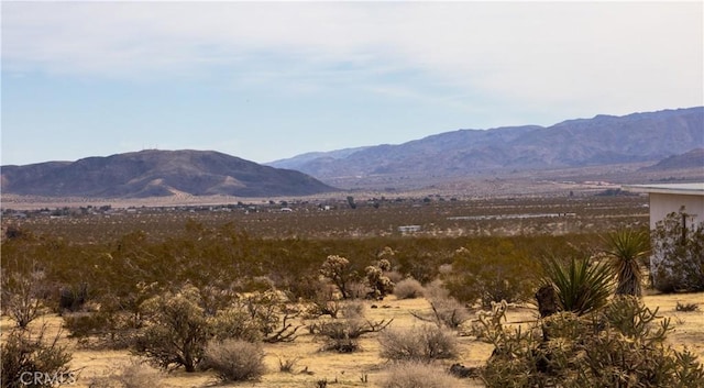 view of mountain feature