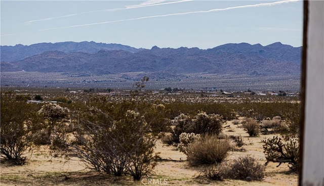 view of mountain feature