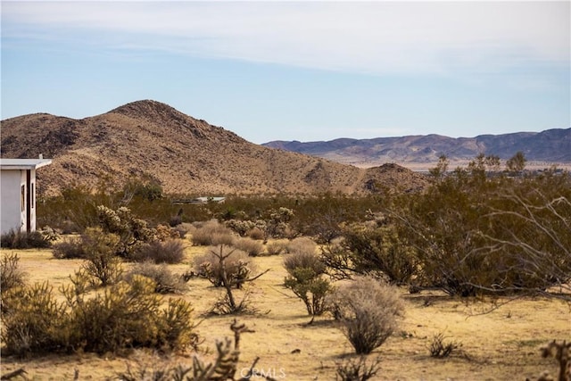 view of mountain feature