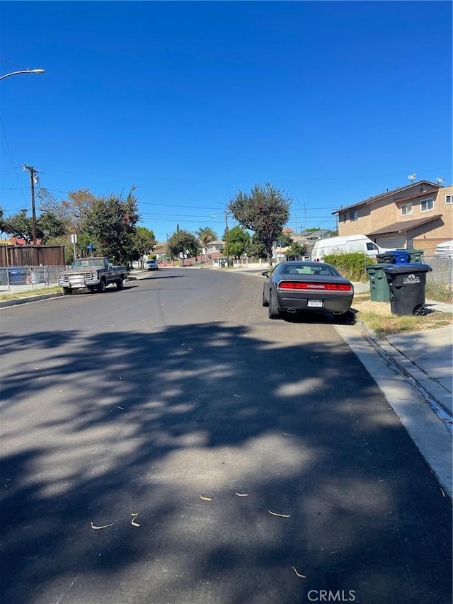 view of street