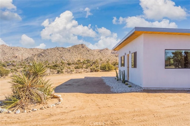 59149 Desert Gold Dr, Yucca Valley, CA 92284 - view of yard featuring a mountain view
