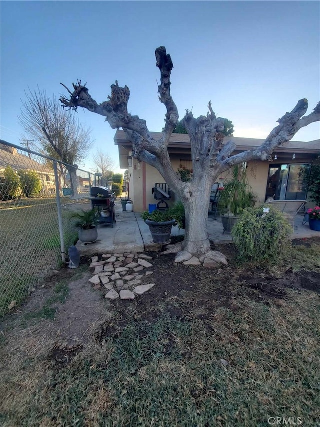 view of back of property