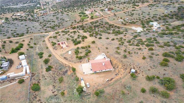 aerial view featuring a rural view