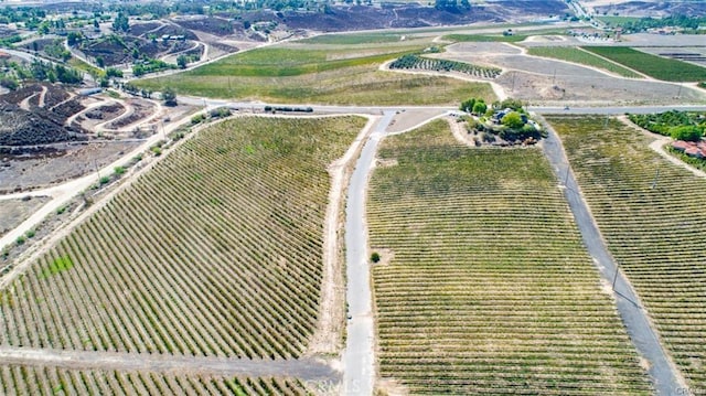 bird's eye view featuring a rural view