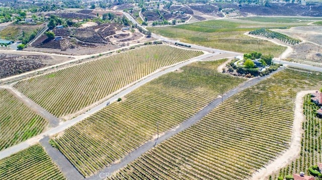 bird's eye view featuring a rural view