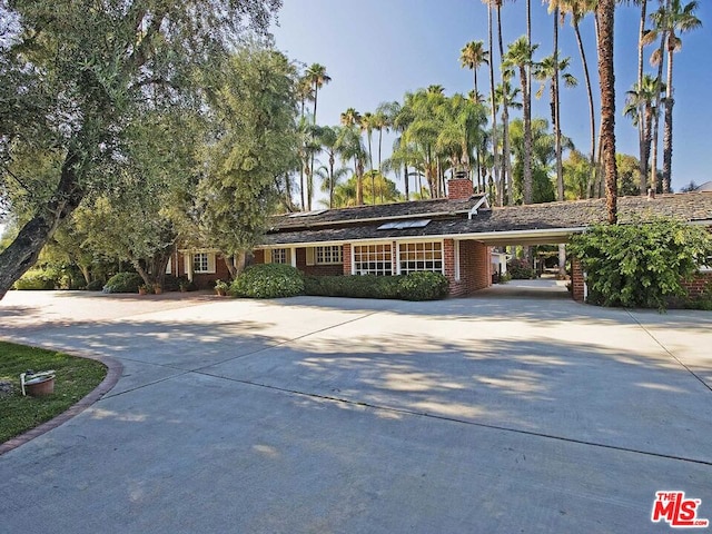 view of ranch-style house